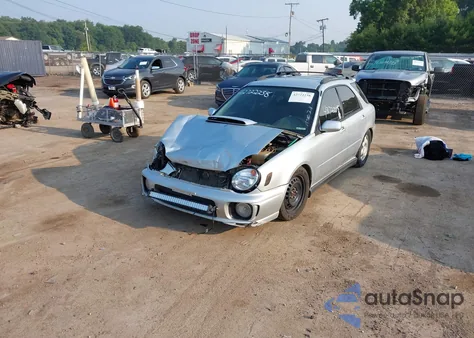 2002 Subaru Impreza Wrx из США, поврежденный, VIN JF1GG29652G826727